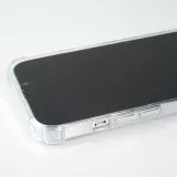 iPhone 15 Plus Case Hülle - Bumper Glass TPU Anti-Schock mit Acryl - Transparent