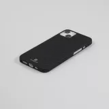 iPhone 16 Case Hülle - Carbomile Schutzcase aus echtem Aramid Carbonfaser - Schwarz