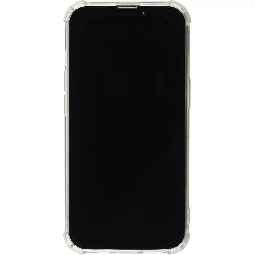 iPhone 15 Case Hülle - Gummi Transparent Gel Bumper mit extra Schutz für Ecken Antischock