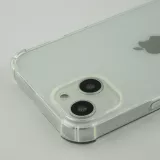 iPhone 15 Case Hülle - Gummi Transparent Gel Bumper mit extra Schutz für Ecken Antischock