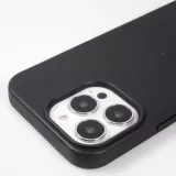 iPhone 16 Pro Case Hülle - Bio Eco-Friendly Vegan mit Handykette Necklace - Schwarz