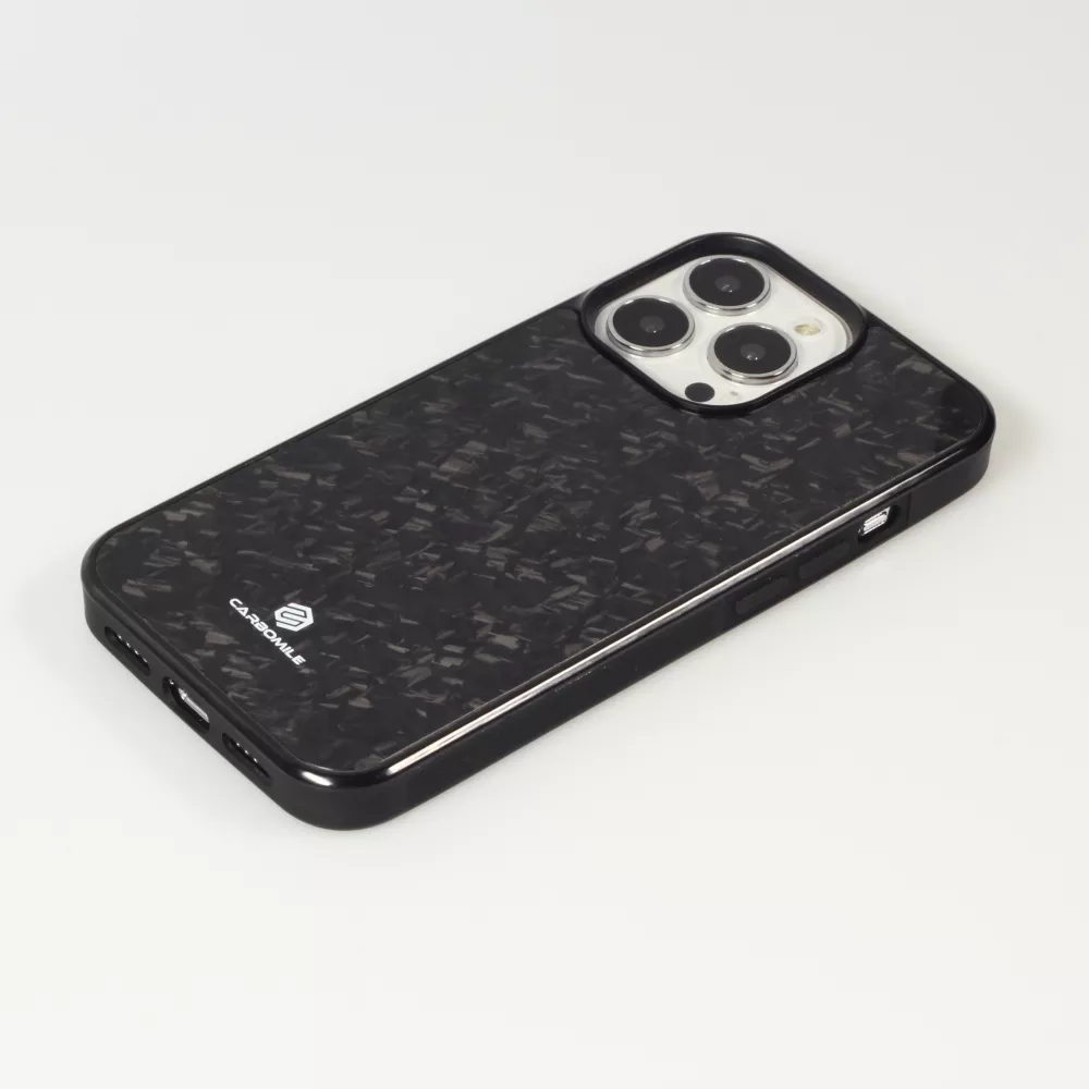 iPhone 16 Pro Case Hülle - Carbomile Forged Carbon (Kompatibel mit MagSafe)