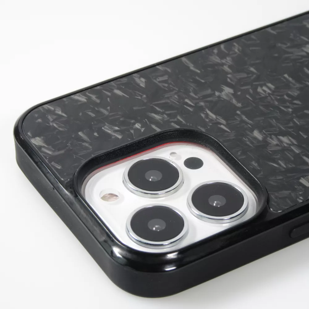iPhone 16 Pro Case Hülle - Carbomile Forged Carbon (Kompatibel mit MagSafe)