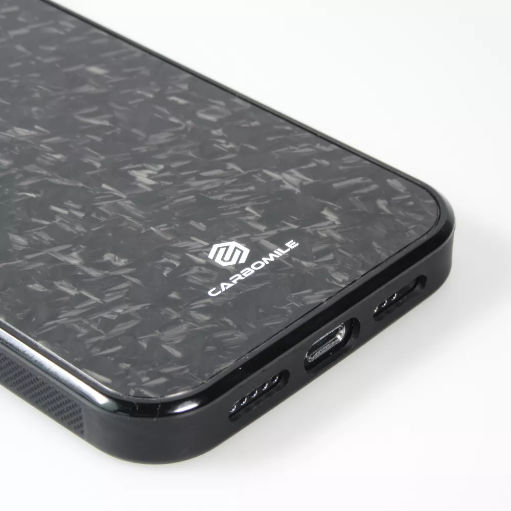 iPhone 16 Pro Case Hülle - Carbomile Forged Carbon (Kompatibel mit MagSafe)