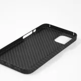 iPhone 16 Pro Max Case Hülle - Carbomile Schutzcase aus echtem Aramid Carbonfaser - Schwarz