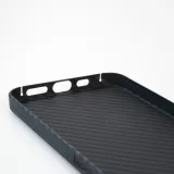 iPhone 16 Pro Max Case Hülle - Carbomile Schutzcase aus echtem Aramid Carbonfaser - Schwarz