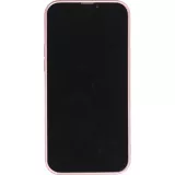 iPhone 15 Pro Case Hülle - Gummi weich mit Kameraschutzglas MagSafe - Rosa