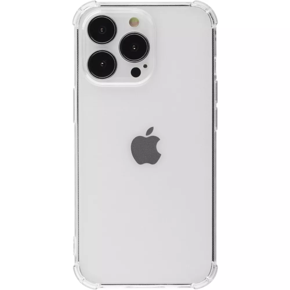 iPhone 16 Pro Max Case Hülle - Gummi Transparent Gel Bumper mit extra Schutz für Ecken Antischock