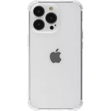 iPhone 16 Pro Max Case Hülle - Gummi Transparent Gel Bumper mit extra Schutz für Ecken Antischock