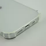 iPhone 16 Pro Max Case Hülle - Gummi Transparent Gel Bumper mit extra Schutz für Ecken Antischock