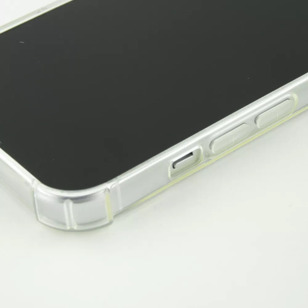 iPhone 16 Pro Max Case Hülle - Gummi Transparent Gel Bumper mit extra Schutz für Ecken Antischock