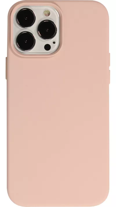 Hülle iPhone 15 Pro - Soft Touch blass- Rosa
