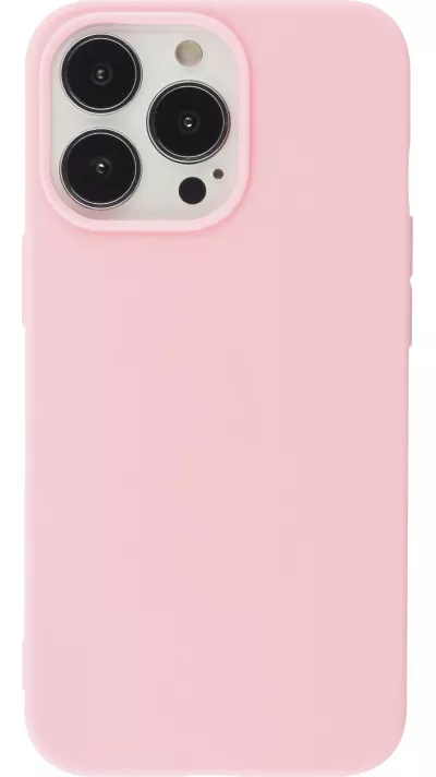 iPhone 15 Pro Case Hülle - Silikon Mat - Rosa