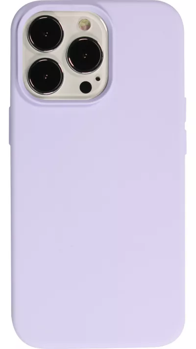 iPhone 15 Pro Case Hülle - Silikon Mat - Hellviolett
