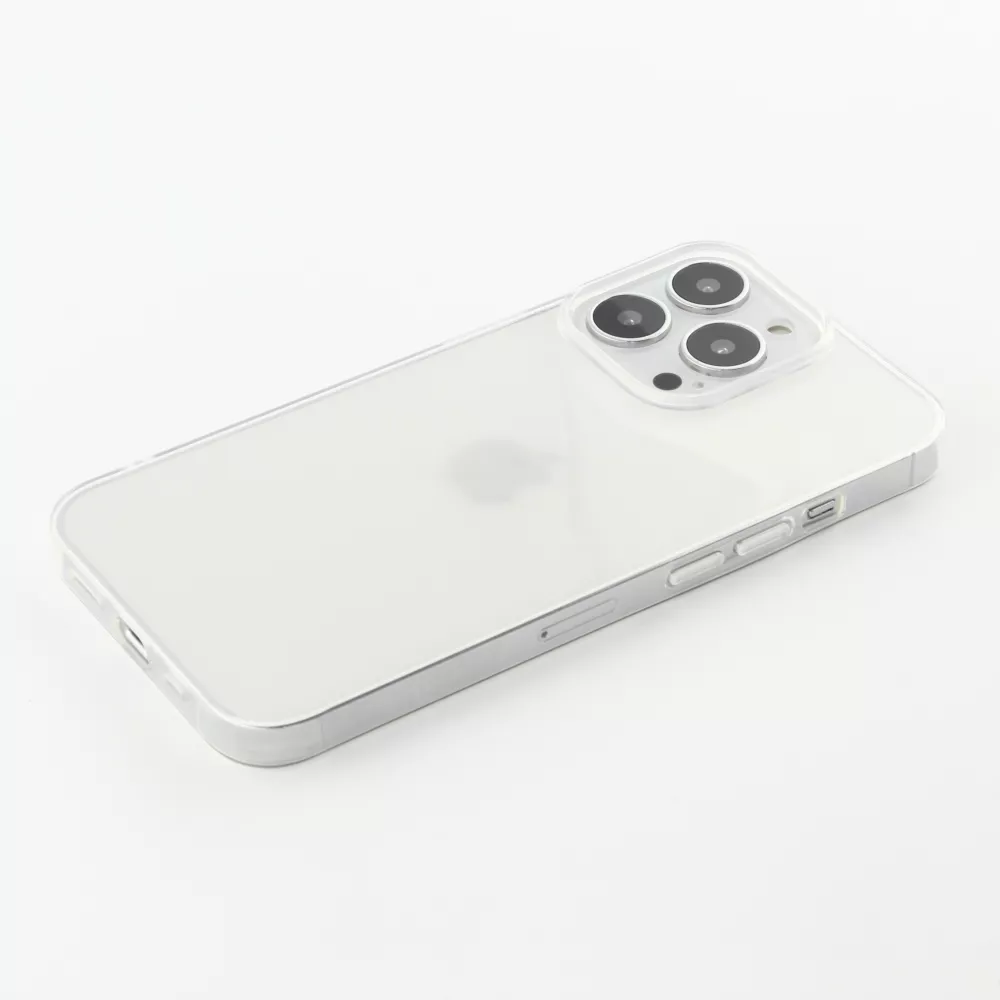 iPhone 16 Pro Max Case Hülle - Ultra-thin Gummi Transparent 0.8 mm Gel-Silikon Superdünn und flexibel