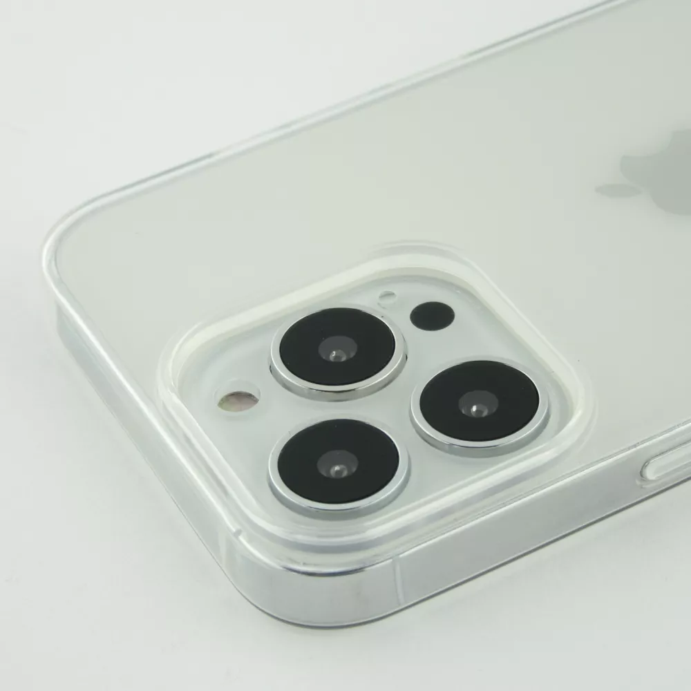 iPhone 16 Pro Max Case Hülle - Ultra-thin Gummi Transparent 0.8 mm Gel-Silikon Superdünn und flexibel