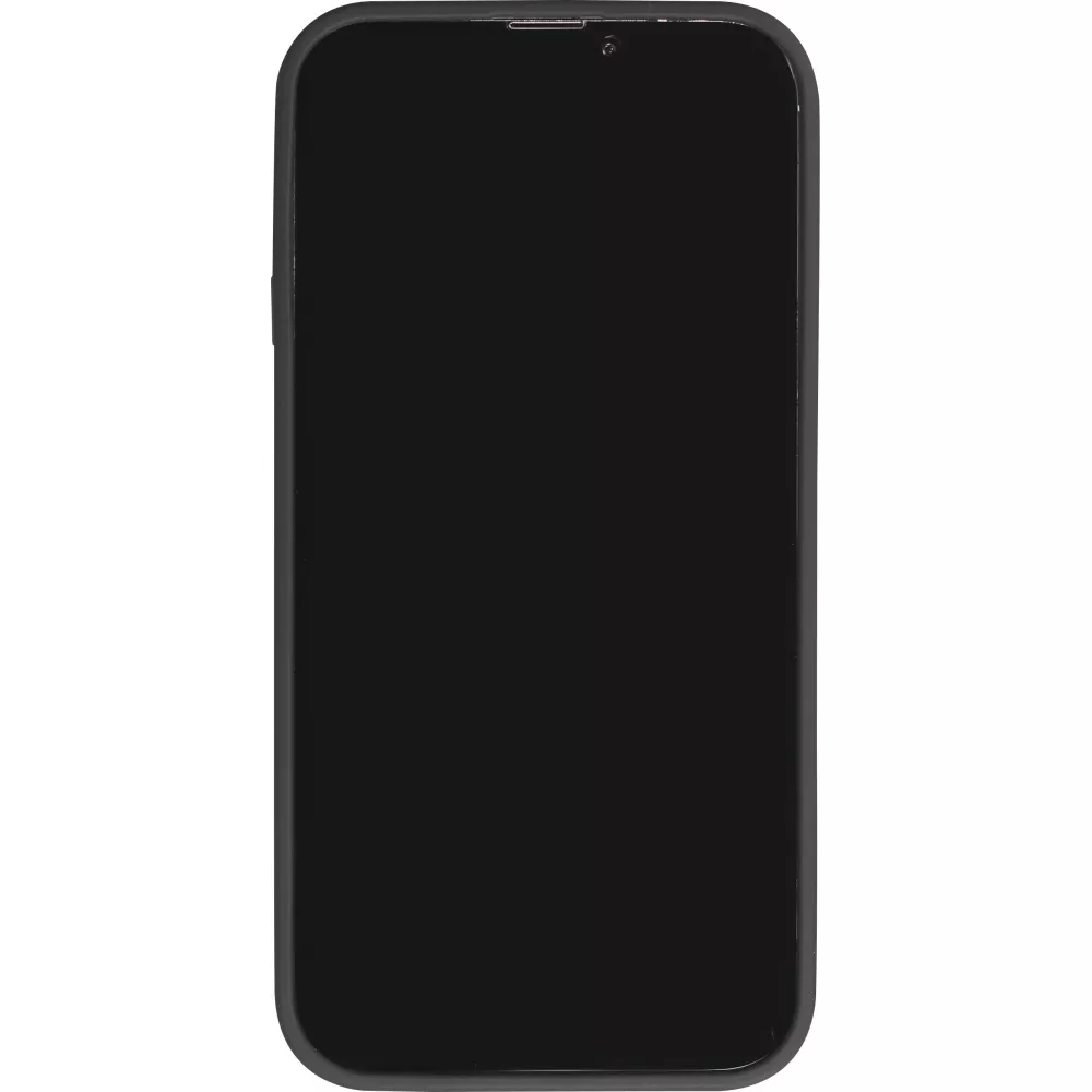 iPhone 13 Pro Case Hülle - Jelly cover glass semi-durchsichtig MagSafe - Black