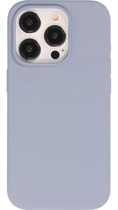 iPhone 15 Pro Case Hülle - Soft Touch - Grau/bleu