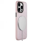 iPhone 15 Pro Case Hülle - Youngkit Passionate Backboard Leather Case mit Magsafe - Schwarz