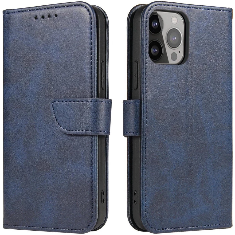 Fourre Samsung Galaxy S25 - Flip cuir avec rabat magnétique - Bleu foncé