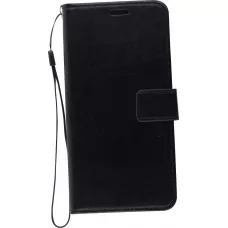 Hülle Samsung Galaxy A34 - Premium Flip Leder Tasche - Schwarz