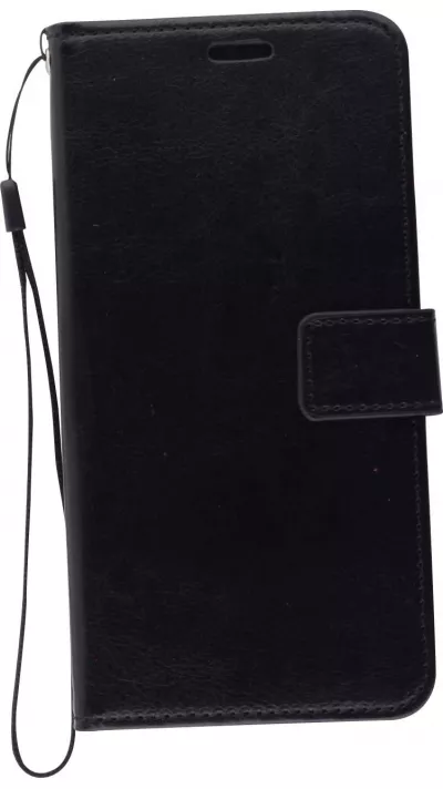 Fourre Samsung Galaxy A13 5G - Premium Flip cuir lisse porte-cartes - Noir