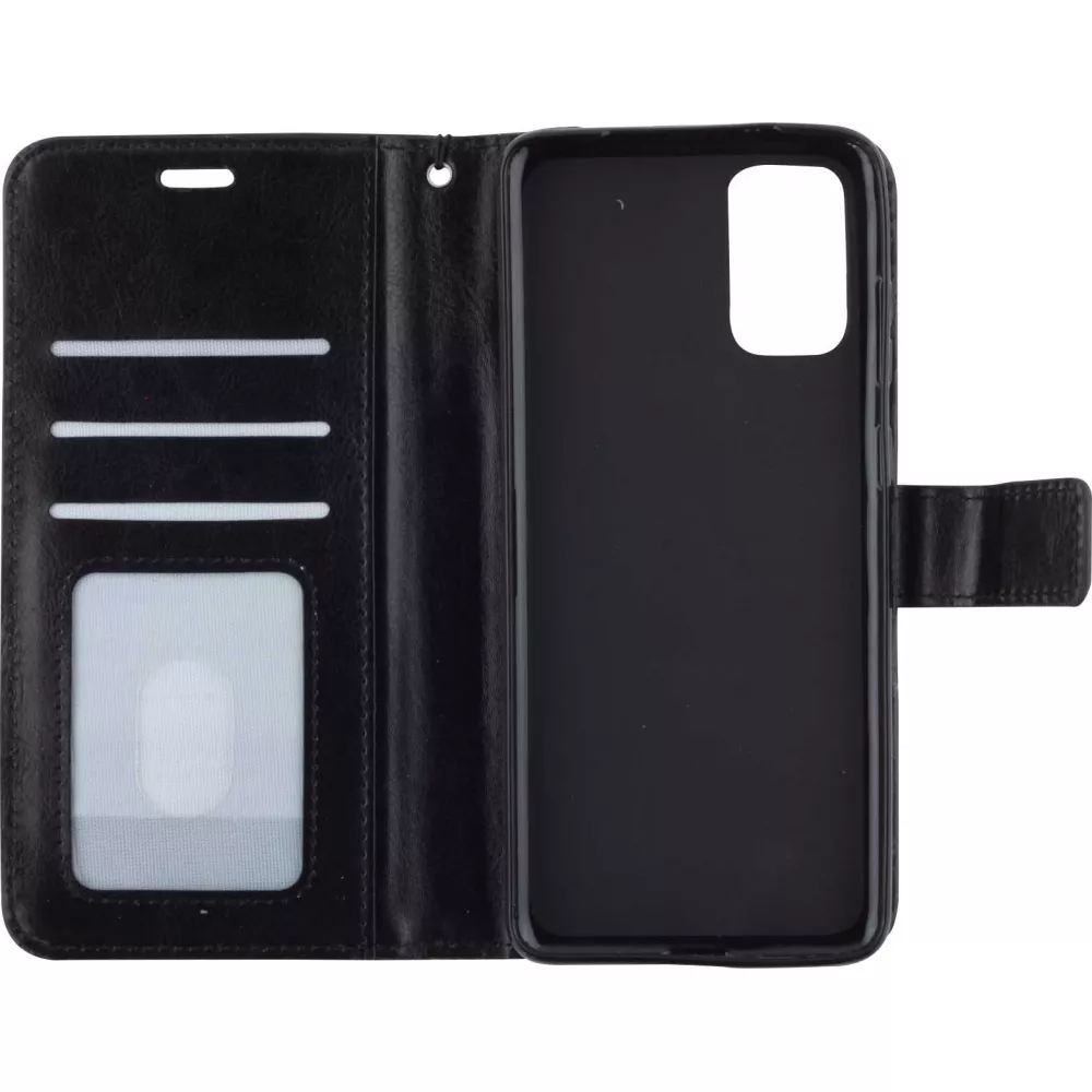 Hülle Samsung Galaxy A34 - Premium Flip Leder Tasche - Schwarz