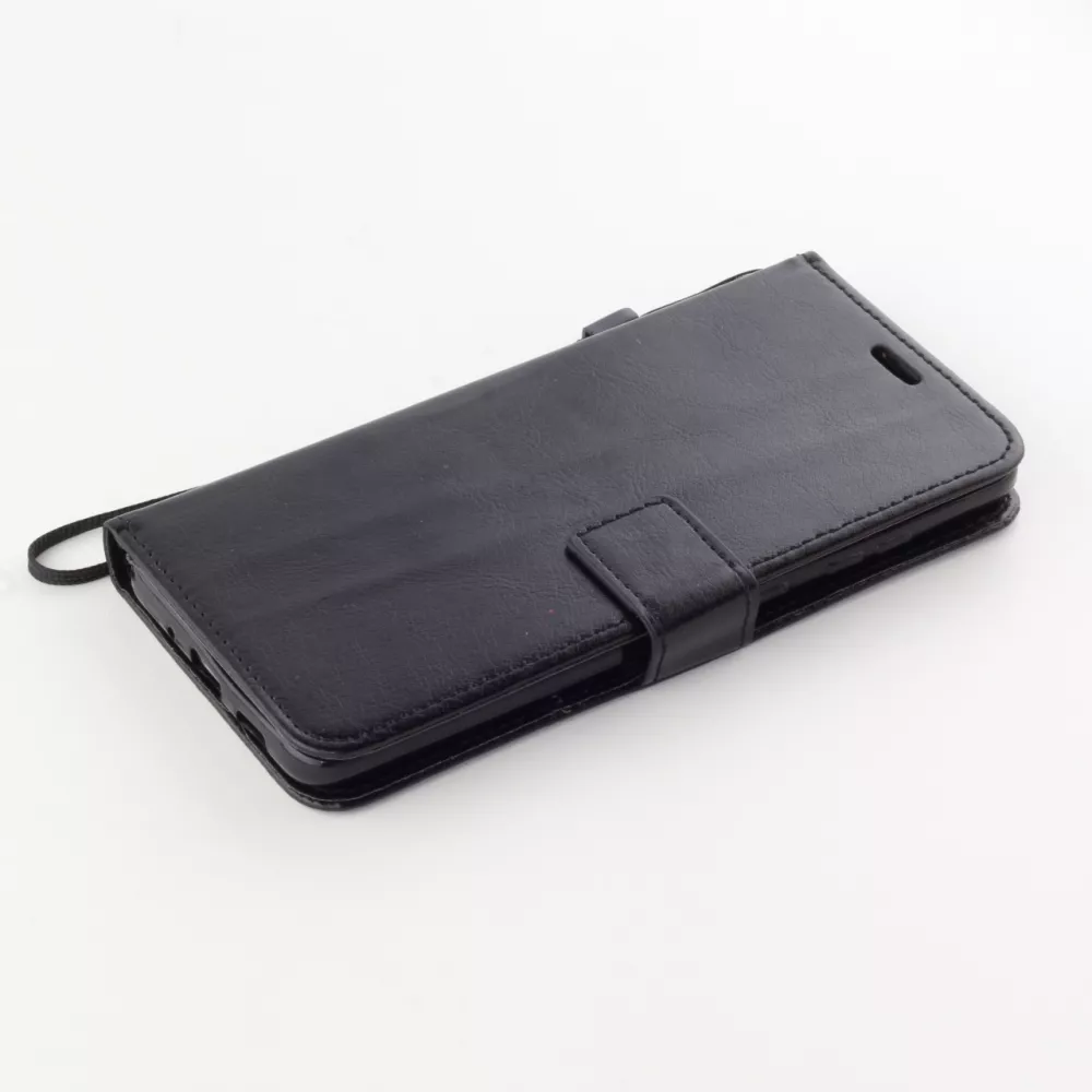 Hülle Samsung Galaxy A34 - Premium Flip Leder Tasche - Schwarz