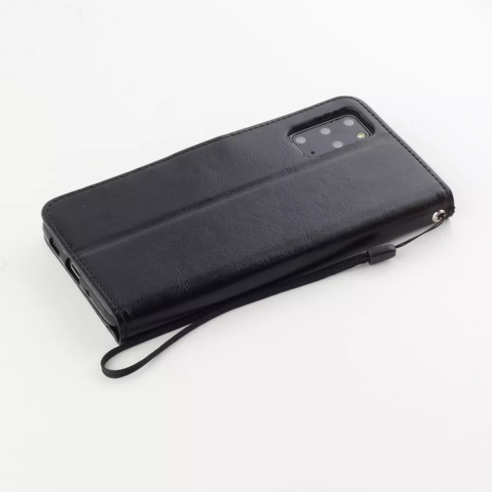 Hülle Samsung Galaxy A34 - Premium Flip Leder Tasche - Schwarz