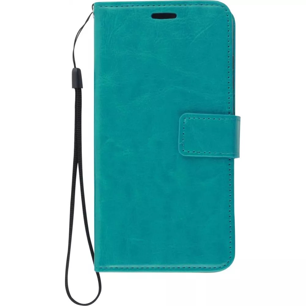 Hülle Samsung Galaxy S25 - Premium Flip Leder Tasche - Türkis