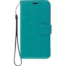 Hülle Samsung Galaxy S25 - Premium Flip Leder Tasche - Türkis