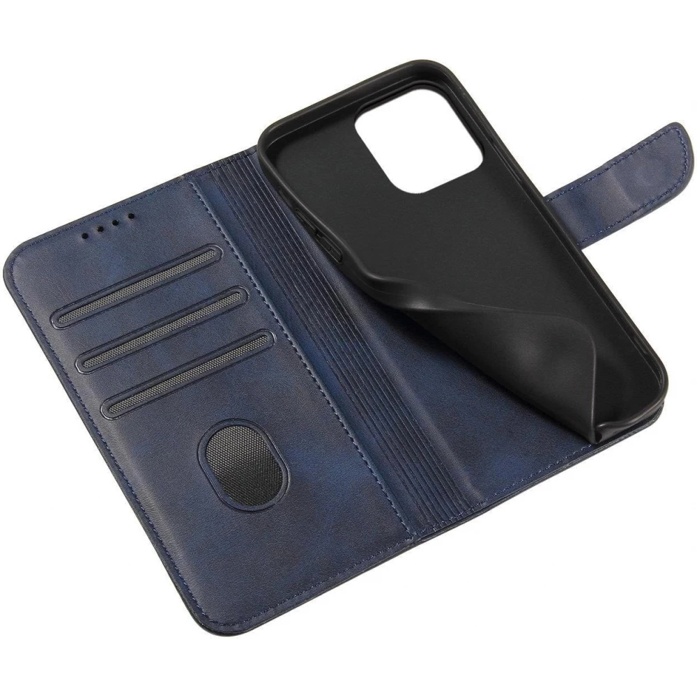 Fourre Samsung Galaxy S25 - Flip cuir avec rabat magnétique - Bleu foncé