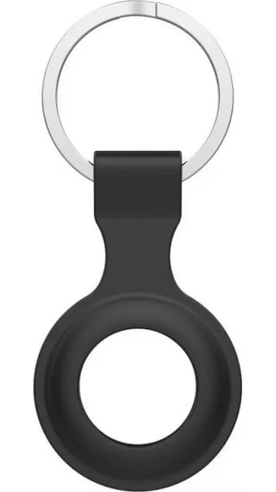 Porte-clés AirTag - Silicone - Noir