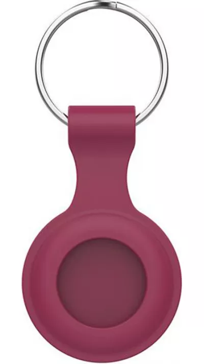 Porte-clés AirTag - Silicone - Rouge