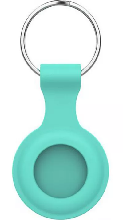 Porte-clés AirTag - Silicone - Turquoise