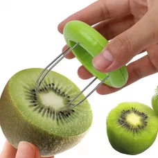 Kiwi Schneider & Fruchtentferner - Küchen Werkzeug für Kiwis - Grün