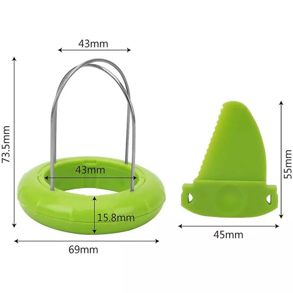 Kiwi Schneider & Fruchtentferner - Küchen Werkzeug für Kiwis - Grün