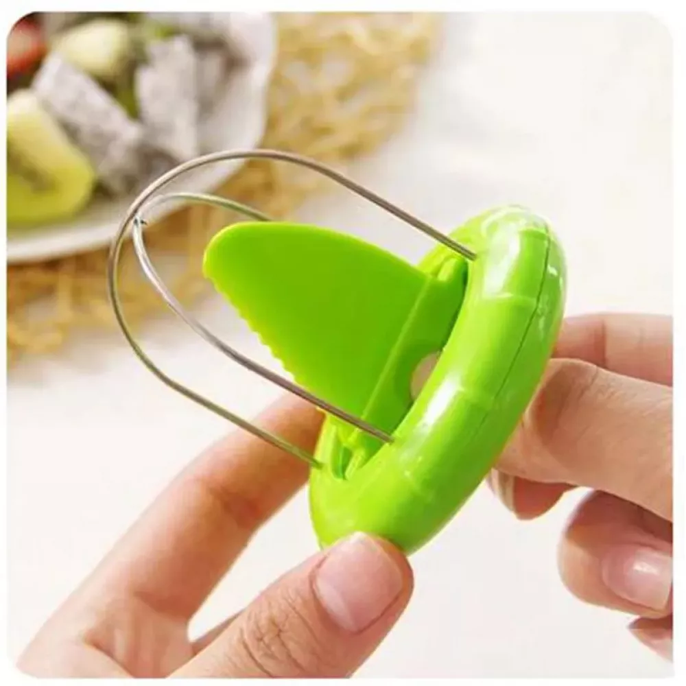 Kiwi Schneider & Fruchtentferner - Küchen Werkzeug für Kiwis - Grün