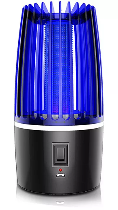 Lampe LED Outdoor anti-insectes et moustiques d'extérieur avec courant électrique - Noir