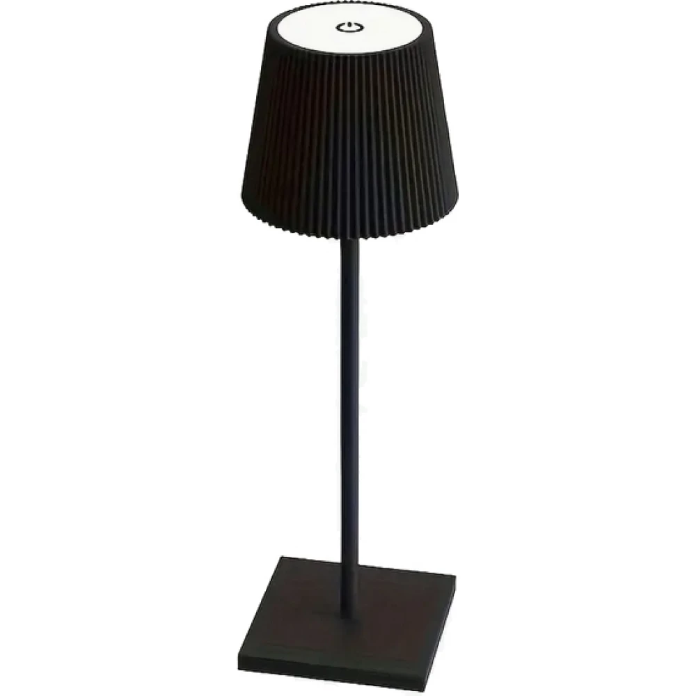 Design Tischlampe kabellos mit Touch-Steuerung - Dimmbares LED Nachtlicht - Schwarz