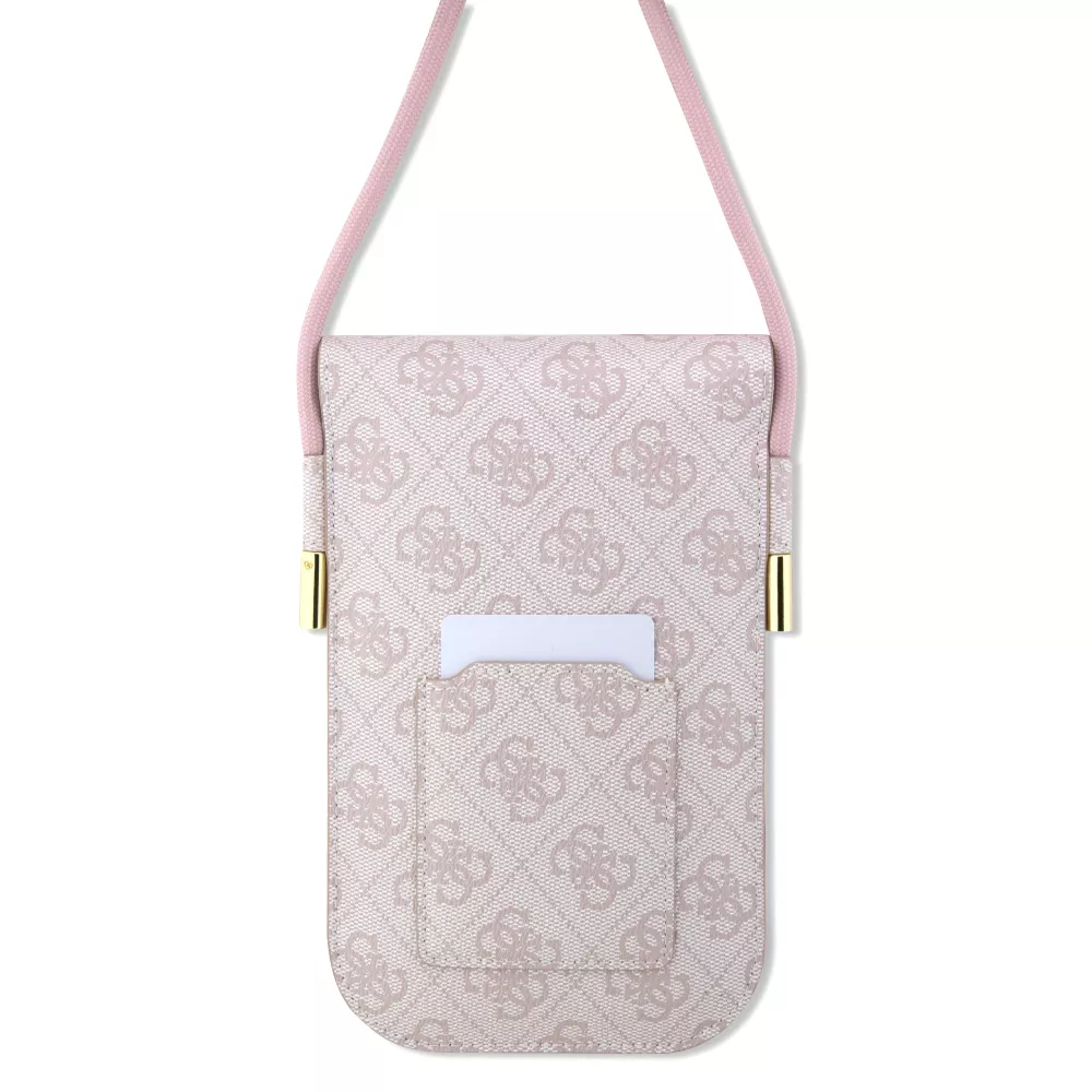 Guess Universaltasche mit integriertem Schulterriemen und Kartenhalter - Hellrosa