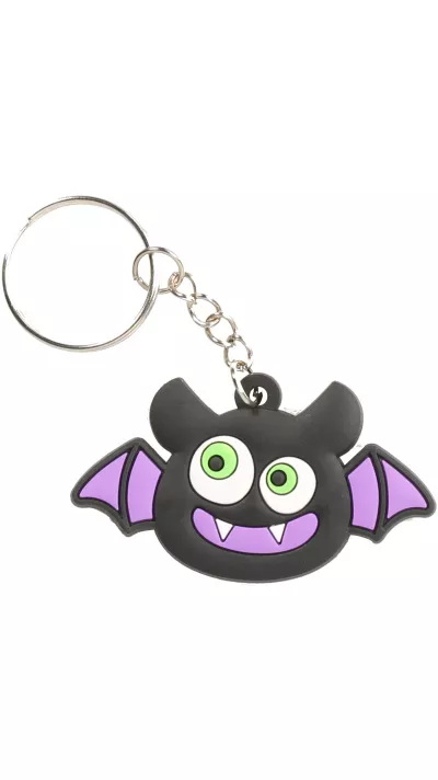 Porte-clés universel amusant pour Halloween chauve-souris