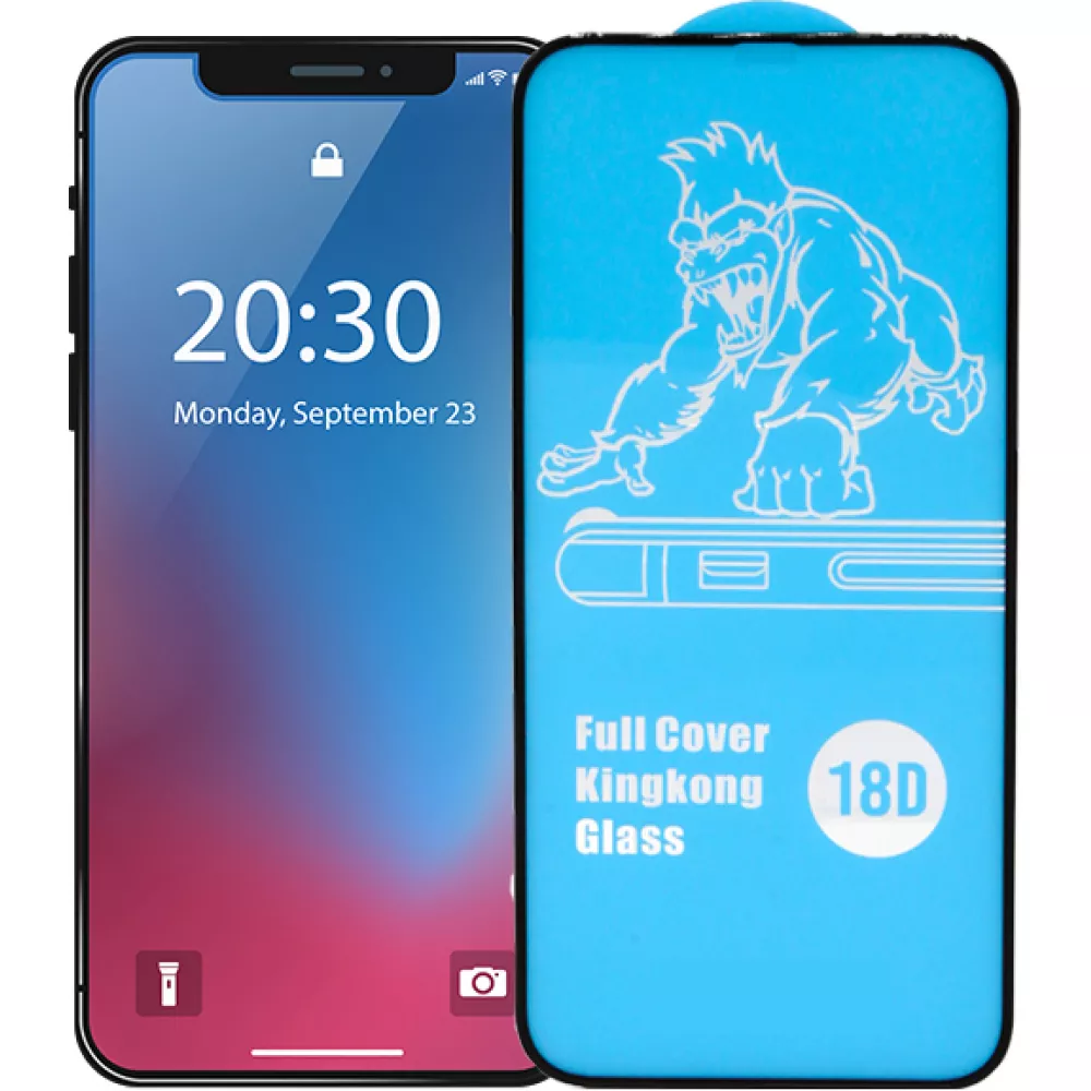 iPhone 16 Plus Tempered Glass - Bildschirm Schutzglas mit stoßfestem Silikonrand