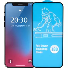 iPhone 16 Plus Tempered Glass - Bildschirm Schutzglas mit stoßfestem Silikonrand