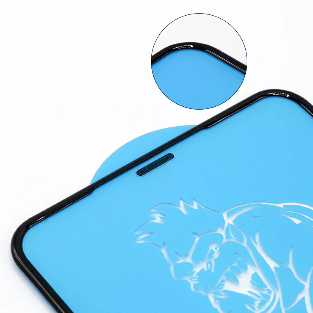 iPhone 16 Plus Tempered Glass - Bildschirm Schutzglas mit stoßfestem Silikonrand