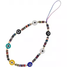 Universal Smartphone Armband Schmuck Charms - N°19 Multicolor Augensteine