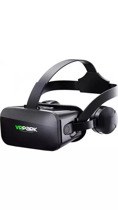 VR PARK 3D casque VR Virtual Reality + écouteurs - Noir