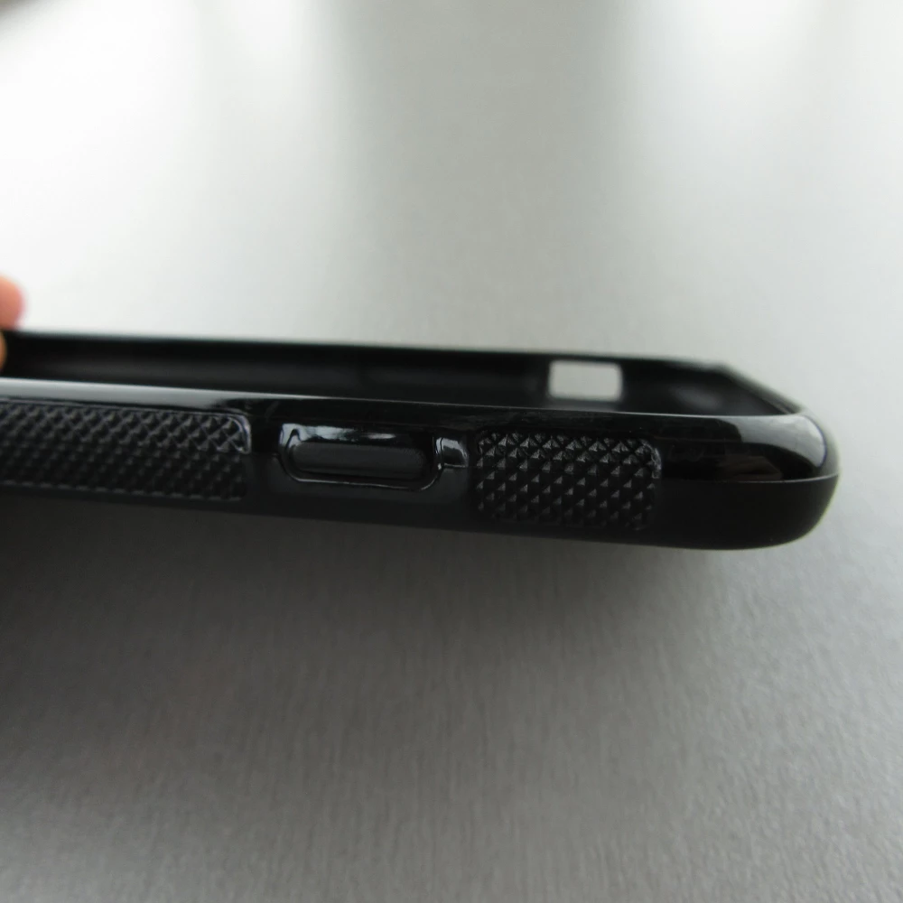 iPhone 6/6s Case Hülle - Silikon schwarz Vogel Nest Wald